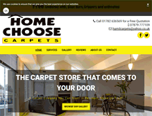 Tablet Screenshot of homechoose-carpets.com
